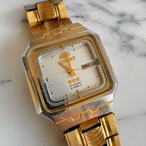 Orient Freza 469ED5-40 CA 3 Stars 21 Jewels Automatic Watch Day Date Japan 38mm